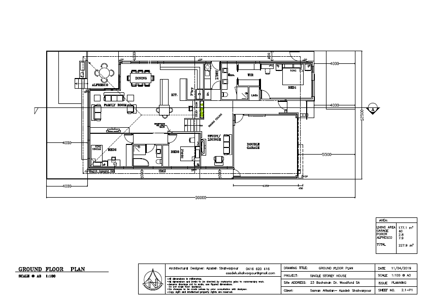 Woodforde residential floor plan